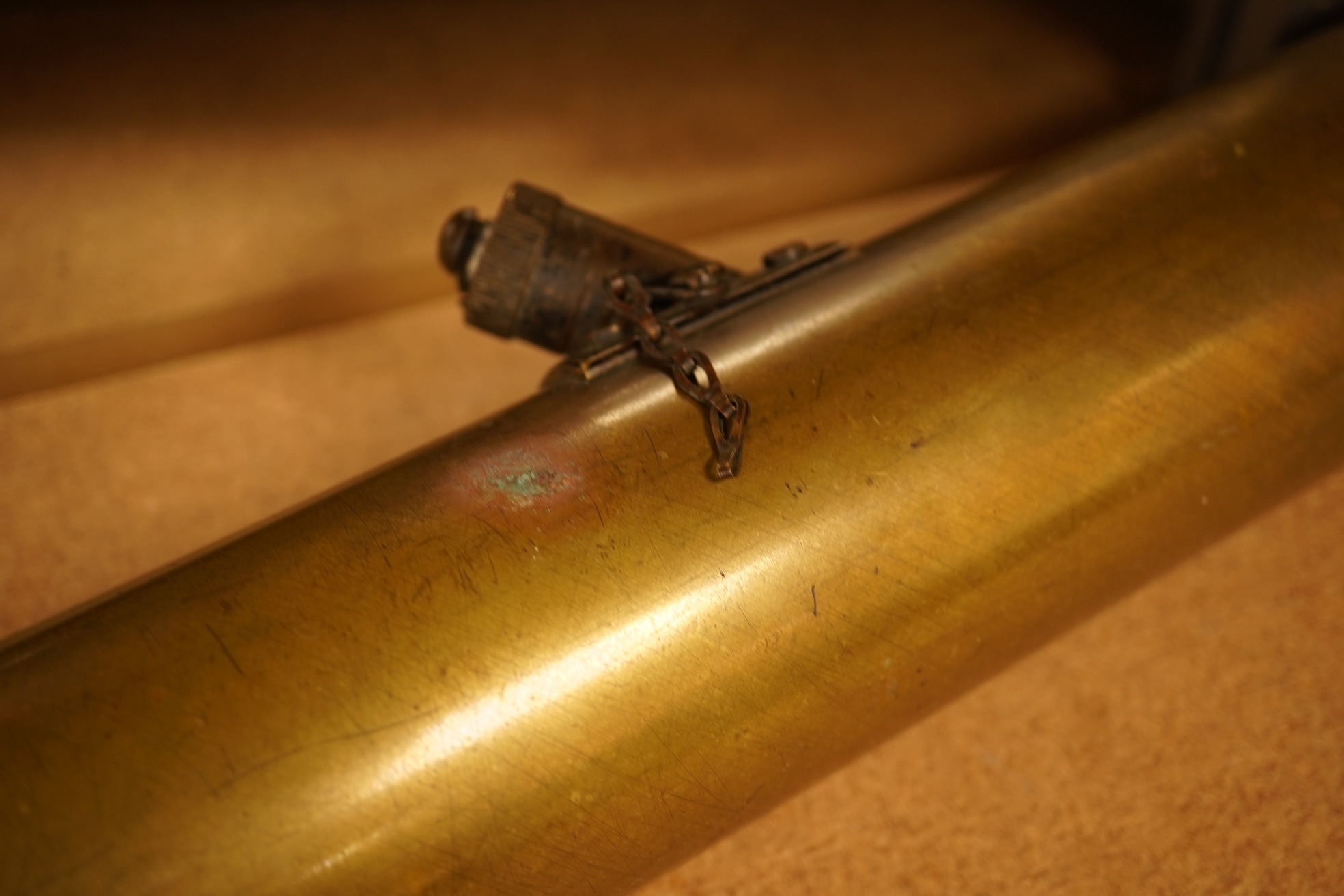 An Ottoway & Co brass telescope